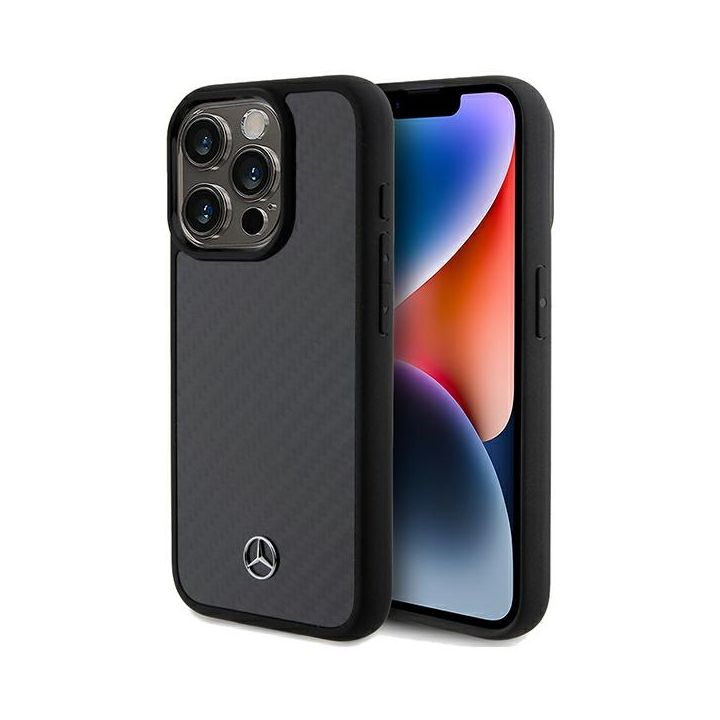 Mercedes MEHCP15LRCABK iPhone 15 Pro 6.1" czarny/black hardcase Carbon Fiber Dynamic na NearMe.pl