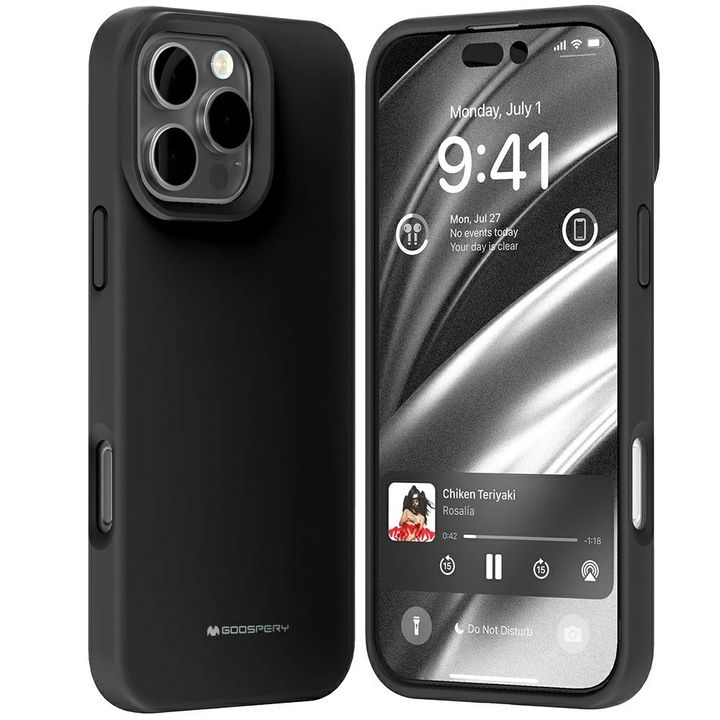 Etui Mercury Pure Magsafe Silicone do    iPhone 16 Pro Max czarny na NearMe.pl
