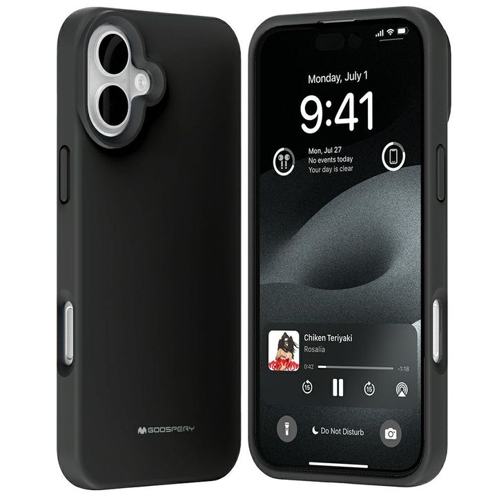 Etui Mercury Pure Magsafe Silicone do    iPhone 16 Plus czarny na NearMe.pl