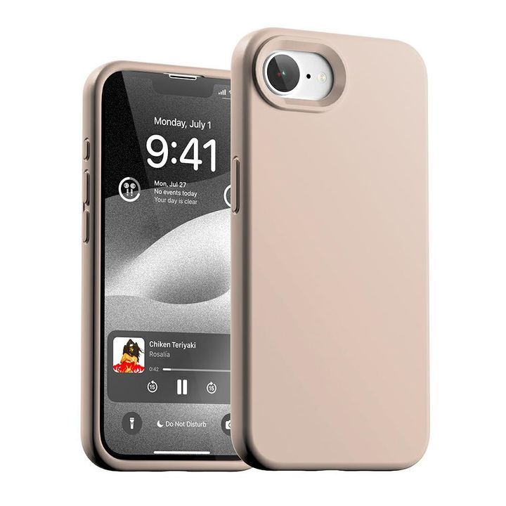 Etui Mercury Silicone do iPhone 16e /    17e różowo-piaskowy na NearMe.pl