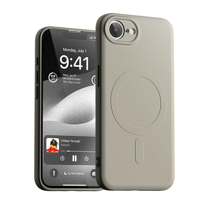Etui Mercury Semi-Silicone MagSafe do    iPhone 16e / 17e kamienny na NearMe.pl