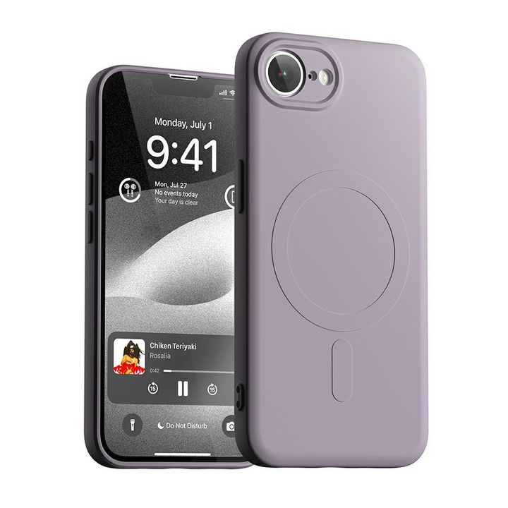 Etui Mercury Semi-Silicone MagSafe do    iPhone 16e / 17e lawendowy na NearMe.pl