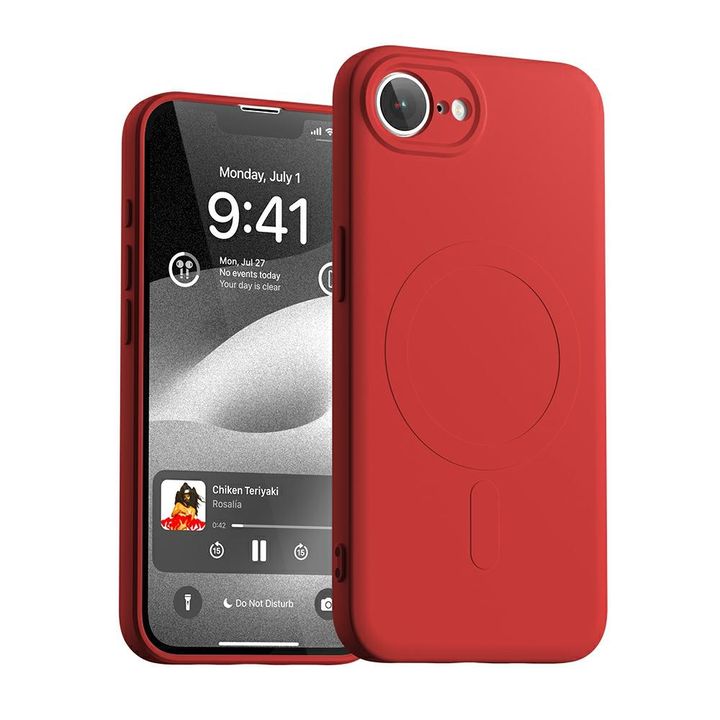 Etui Mercury Semi-Silicone MagSafe do    iPhone 16e / 17e czerwony na NearMe.pl