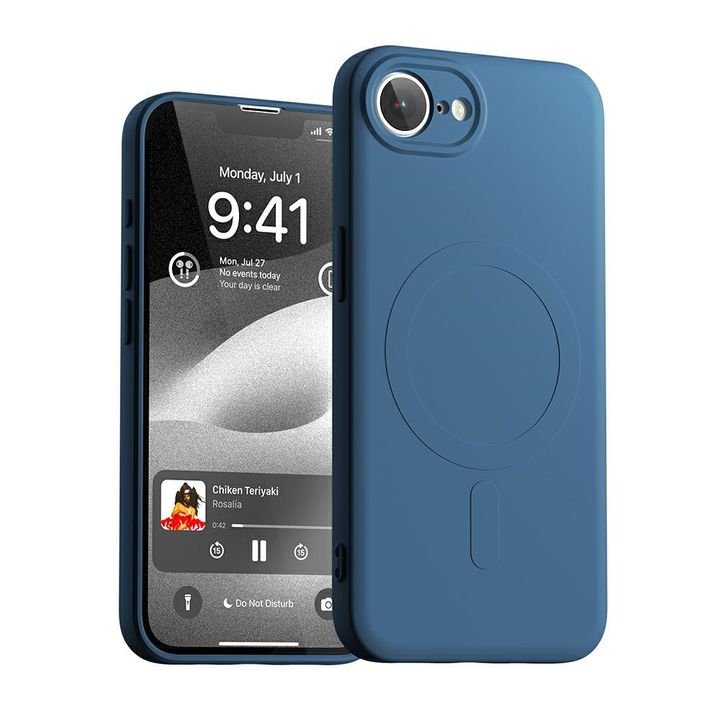 Etui Mercury Semi-Silicone MagSafe do    iPhone 16e / 17e niebieski na NearMe.pl