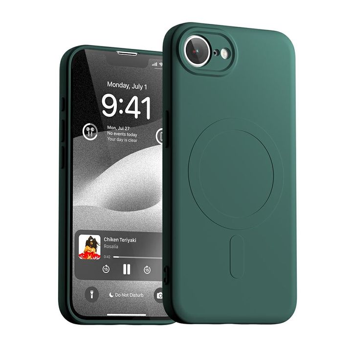 Etui Mercury Semi-Silicone MagSafe do    iPhone 16e / 17e zielony na NearMe.pl