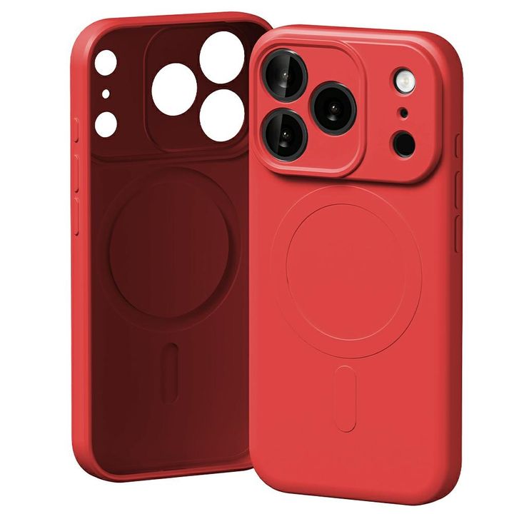 Etui Mercury Semi-Silicone MagSafe do    iPhone 17 Pro czerwony na NearMe.pl
