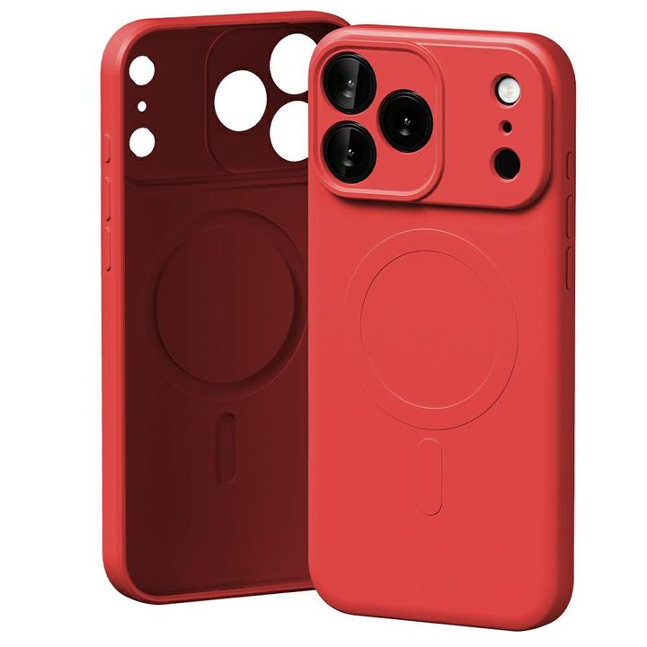 Etui Mercury Semi-Silicone MagSafe do    iPhone 17 Pro Max czerwony na NearMe.pl