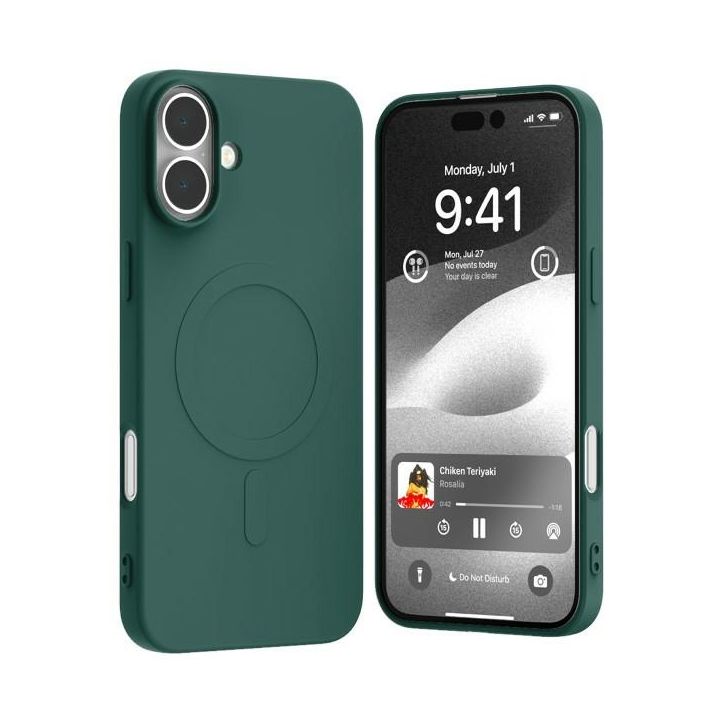 Mercury MagSafe Semi-Silicone iPhone 16Plus 6,7" zielony /green na NearMe.pl