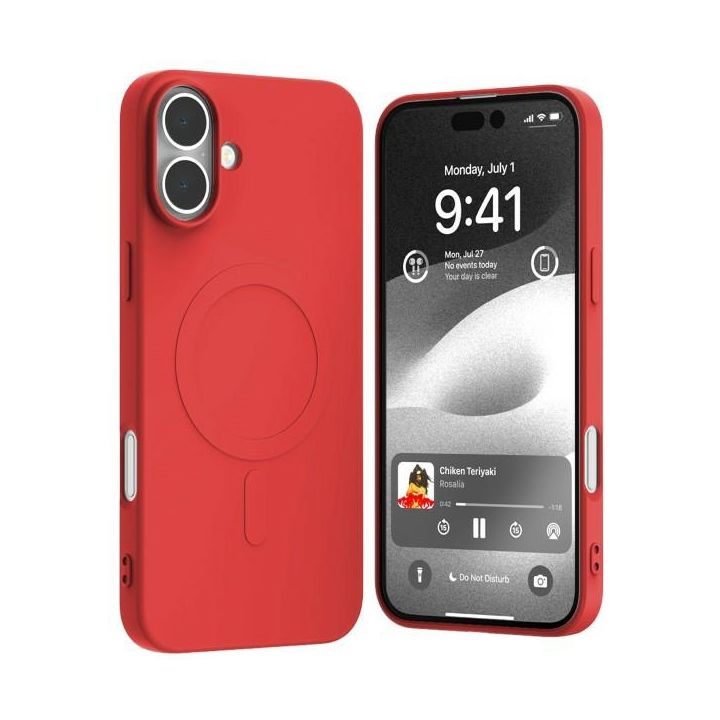 Mercury MagSafe Semi-Silicone iPhone 16Plus 6,7" czerwony /red na NearMe.pl