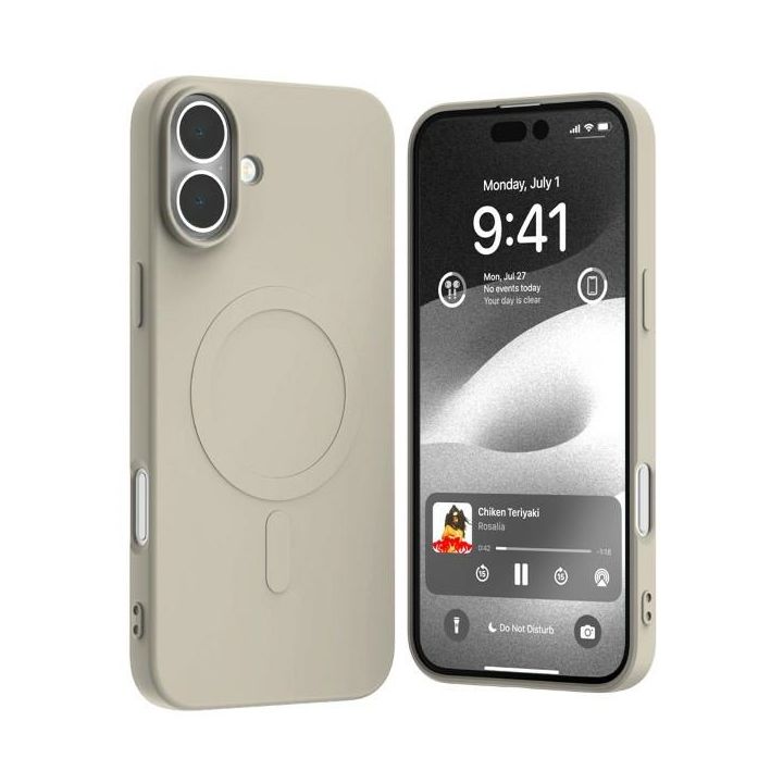 Mercury MagSafe Semi-Silicone iPhone 16Plus 6,7" kamienny/stone na NearMe.pl