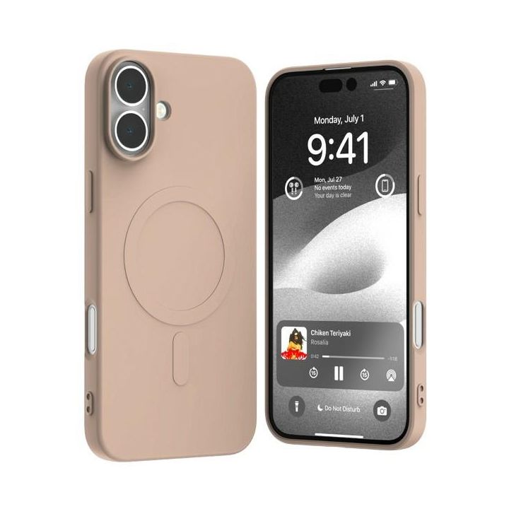 Mercury MagSafe Semi-Silicone iPhone 16Plus 6,7" różowo-piaskowy /pink sand na NearMe.pl