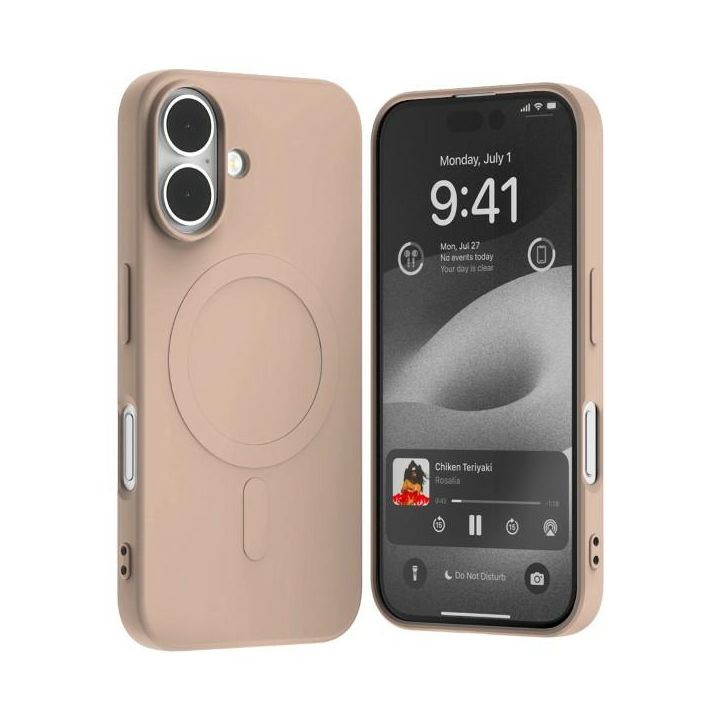 Mercury MagSafe Semi-Silicone iPhone 166,1" różowo-piaskowy /pink sand na NearMe.pl