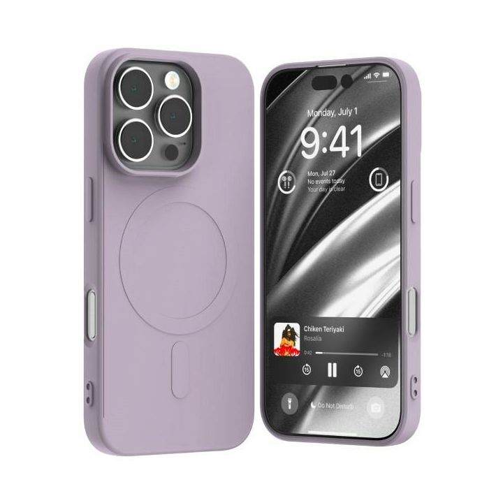 Mercury MagSafe Semi-Silicone iPhone 16Pro 6,3" liliowy fiolet /lilac purple na NearMe.pl