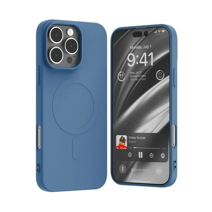 Mercury MagSafe Semi-Silicone iPhone 16Pro Max 6,9" niebieski /blue na NearMe.pl