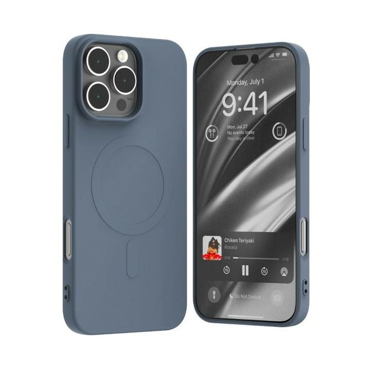 Mercury MagSafe Semi-Silicone iPhone 16  Pro Max 6,9" granatowy /sierra blue na NearMe.pl