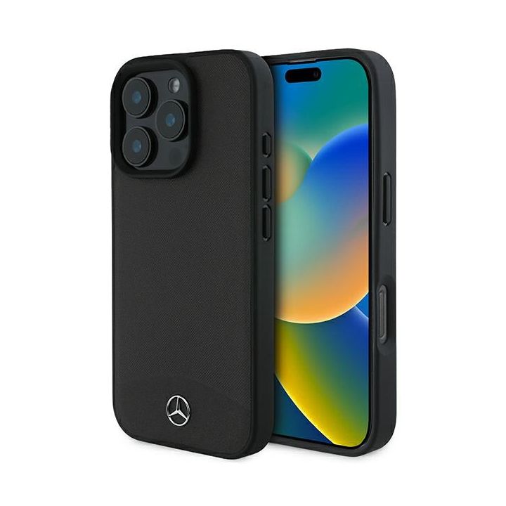 Mercedes MEHMP16X23RBARK iPhone 16 Pro Max 6.9" czarny/black hardcase Textured And Plain Leather MagSafe na NearMe.pl
