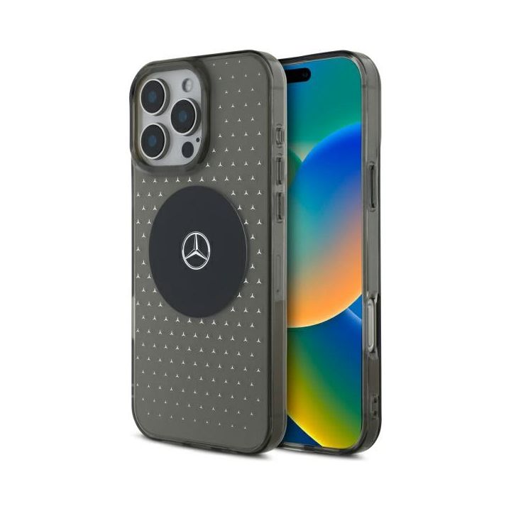 Mercedes MEHMP16L23HCPK iPhone 16 Pro    6.3" czarny/black hardcase MB Case Star Pattern MagSafe na NearMe.pl