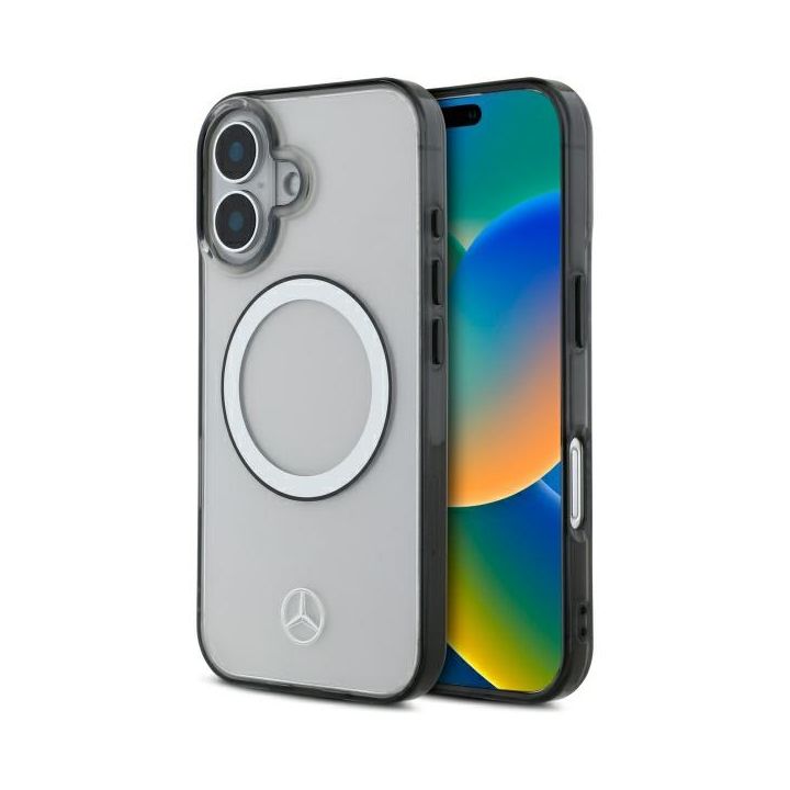 Mercedes MEHMP16S23HUOKC iPhone 16 6.1"  transparent hardcase Printed logo MagSafe na NearMe.pl