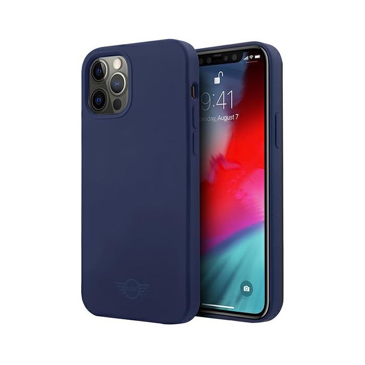 Mini MIHCP12MSLTNA iPhone 12/12 Pro 6,1"granatowy/navy hard case Silicone Tone On Tone na NearMe.pl