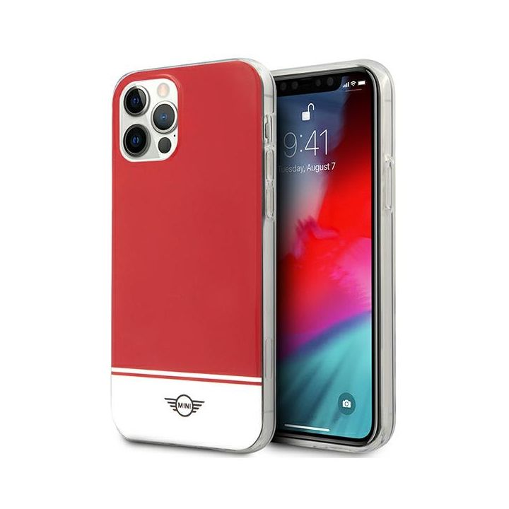 Mini MIHCP12LPCUBIRE iPhone 12 Pro Max6,7" czerwony/red hard case Stripe Collection na NearMe.pl