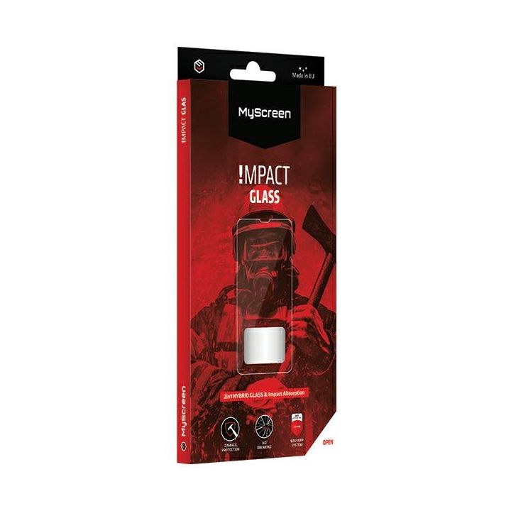 MS ImpactGLASS iPhone 11 / Xr 6,1"czarny/black Antyuderzeniowe szkło hybrydowe 8H na NearMe.pl