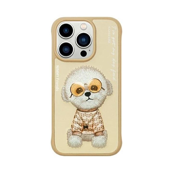 Nimmy etui iPhone 15 Pro Max 6.7" khaki  Glasses Cool Dog na NearMe.pl