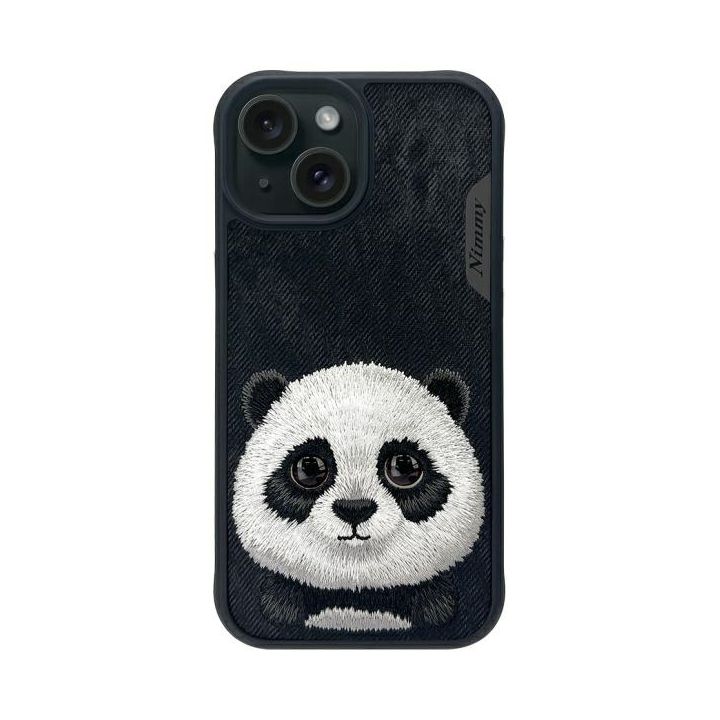 Nimmy etui iPhone 15 6.1" czarny/black   Big Eyed Pet 2.0 Panda na NearMe.pl