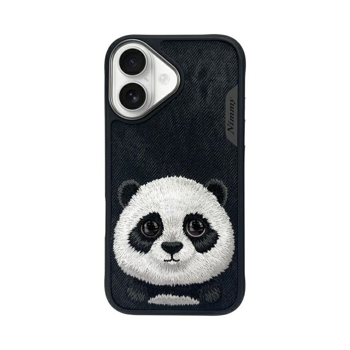 Nimmy etui iPhone 16 6.1" czarny/black   Big Eyed Pet 2.0 Panda na NearMe.pl