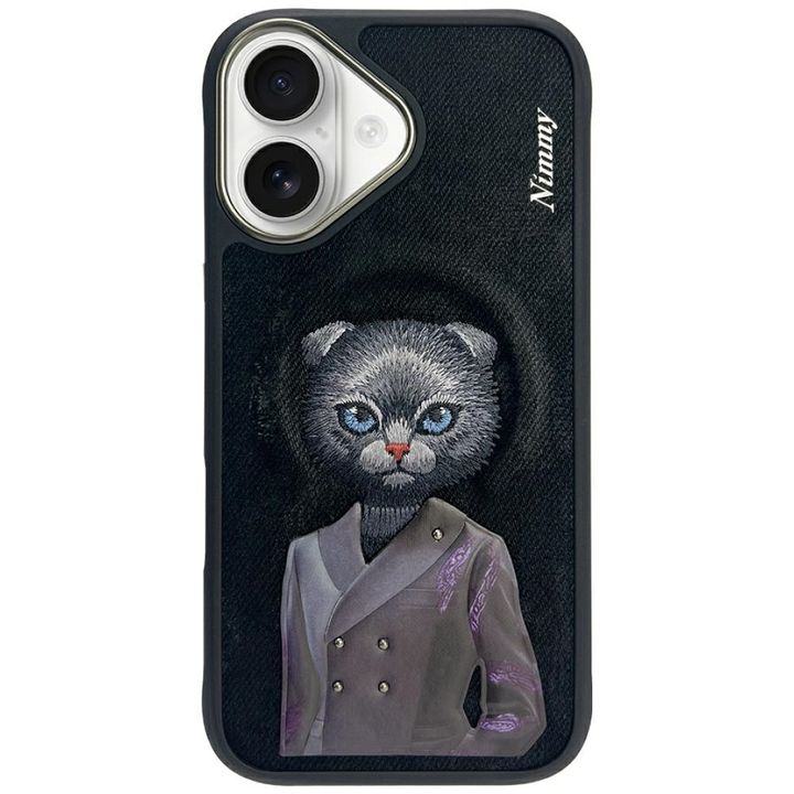 Etui Nimmy Magnetic fashion cute pet     MagSafe do iPhone 16 czarny na NearMe.pl