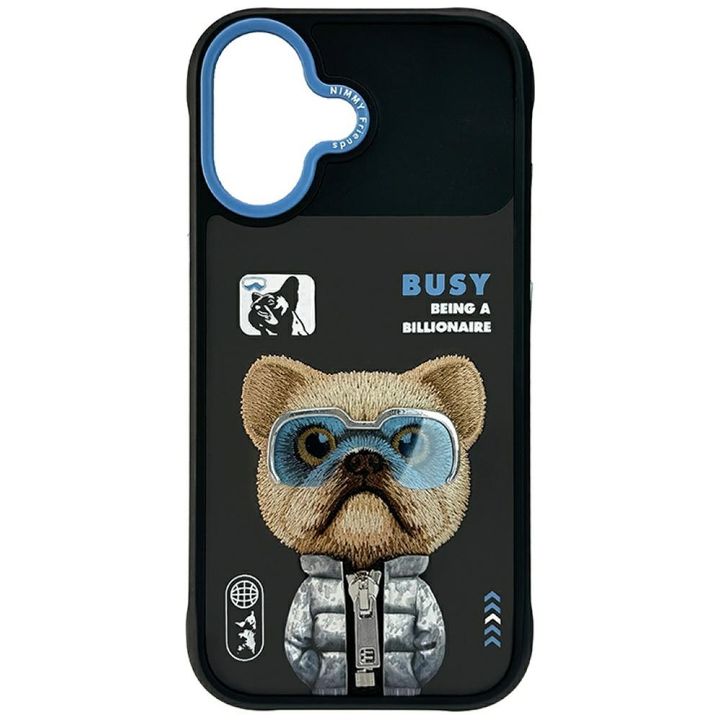 Etui Nimmy Cool&Cute 2.0 Dog do iPhone   17 czarny na NearMe.pl
