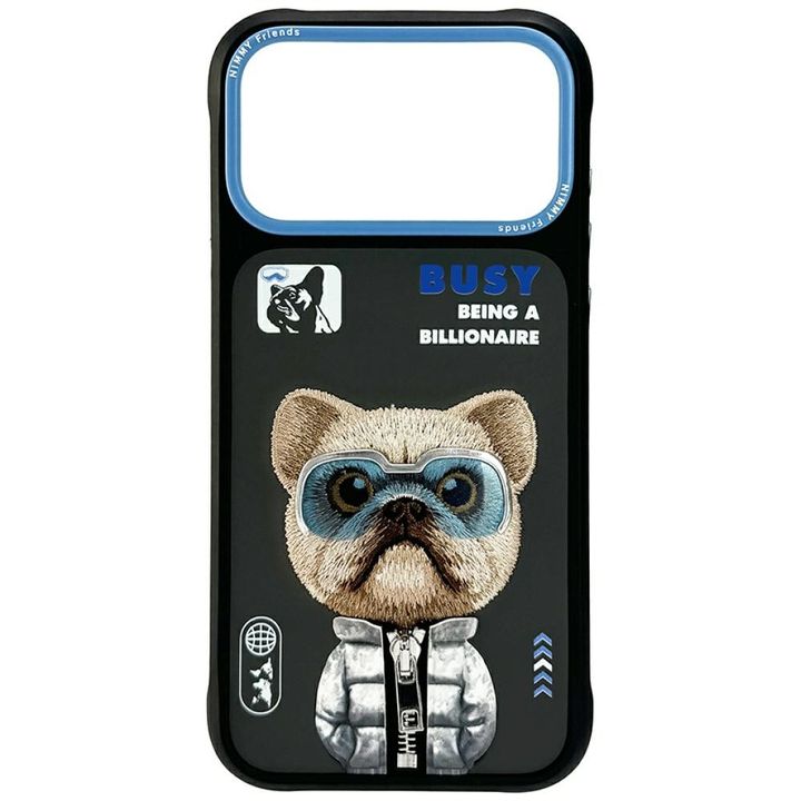 Etui Nimmy Cool&Cute 2.0 Dog do iPhone   17 Pro czarny na NearMe.pl