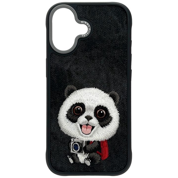 Etui Nimmy Big Eyed Pet 2.0 Panda do     iPhone 17 czarny na NearMe.pl