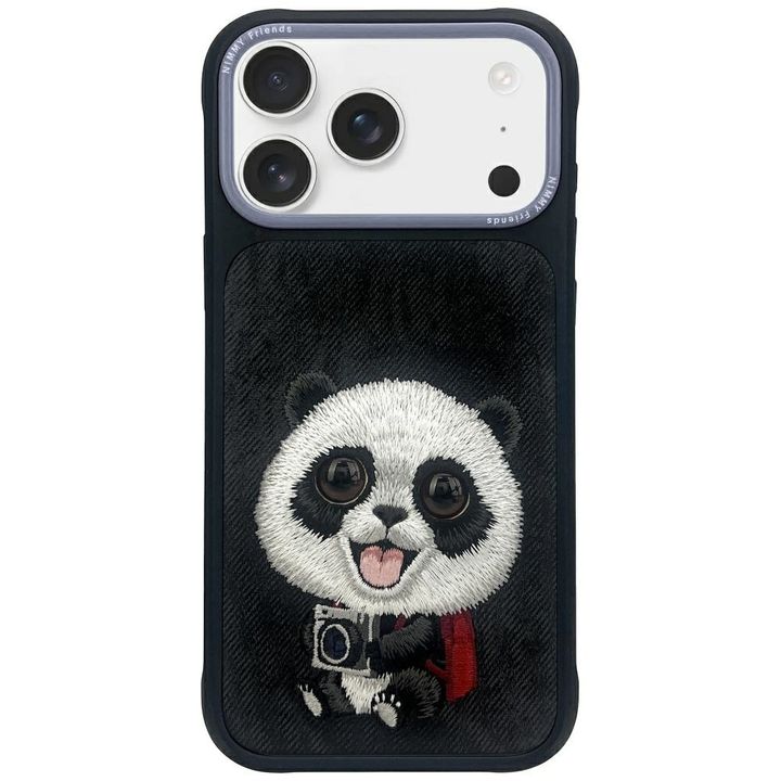 Etui Nimmy Big Eyed Pet 2.0 Panda do     iPhone 17 Pro Max czarny na NearMe.pl