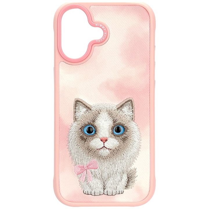 Etui Nimmy Big Eyed Pet 2.0 Cat do       iPhone 17 różowy na NearMe.pl