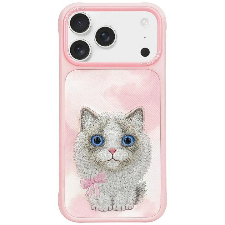 Etui Nimmy Big Eyed Pet 2.0 Cat do       iPhone 17 Pro Max różowy na NearMe.pl