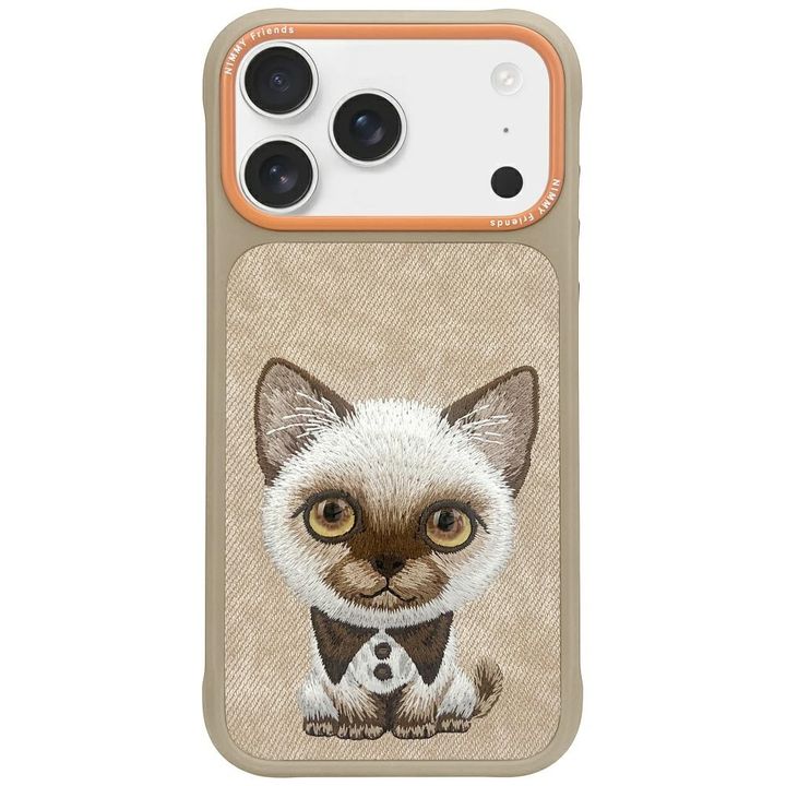 Etui Nimmy Big Eyed Pet 2.0 Cat do       iPhone 17 Pro Max beżowy na NearMe.pl