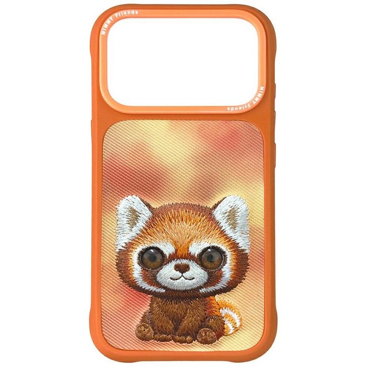 Etui Nimmy Big Eyed Pet 2.0 Raccoon do   iPhone 17 Pro Max pomarańczowy na NearMe.pl