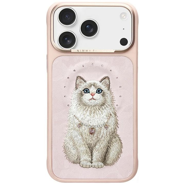 Etui Nimmy Lucky Fashion Cat MagSafe do  iPhone 17 Pro różowy na NearMe.pl