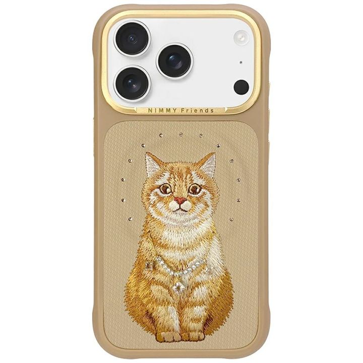 Etui Nimmy Lucky Fashion Cat MagSafe do iPhone 17 Pro brązowy na NearMe.pl