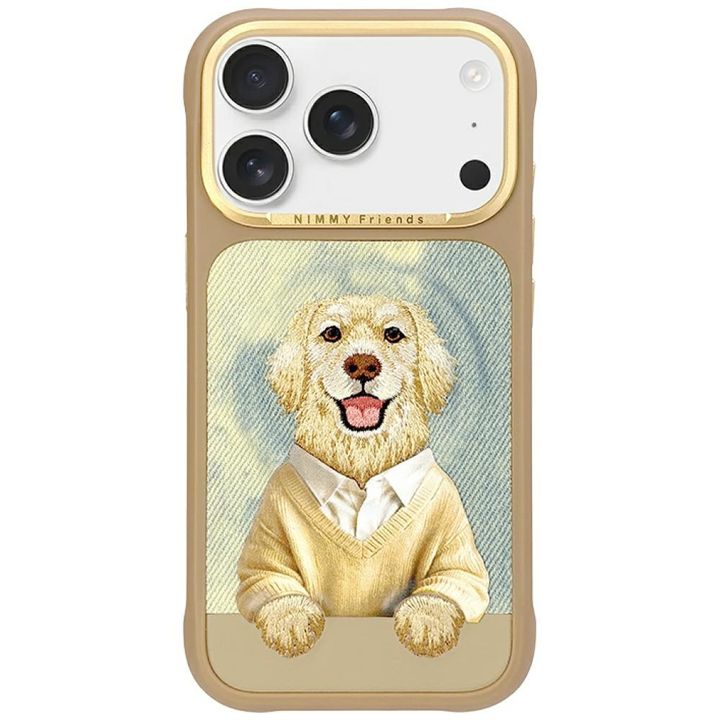 Etui Nimmy Gentle Pets Series Dog        MagSafe do iPhone 17 Pro brązowy na NearMe.pl