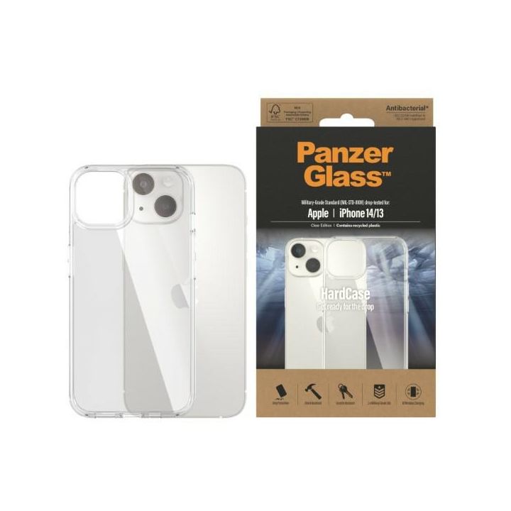 PanzerGlass HardCase iPhone 14 / 15 / 136,1" Antibacterial Military grade transparent 0401 na NearMe.pl
