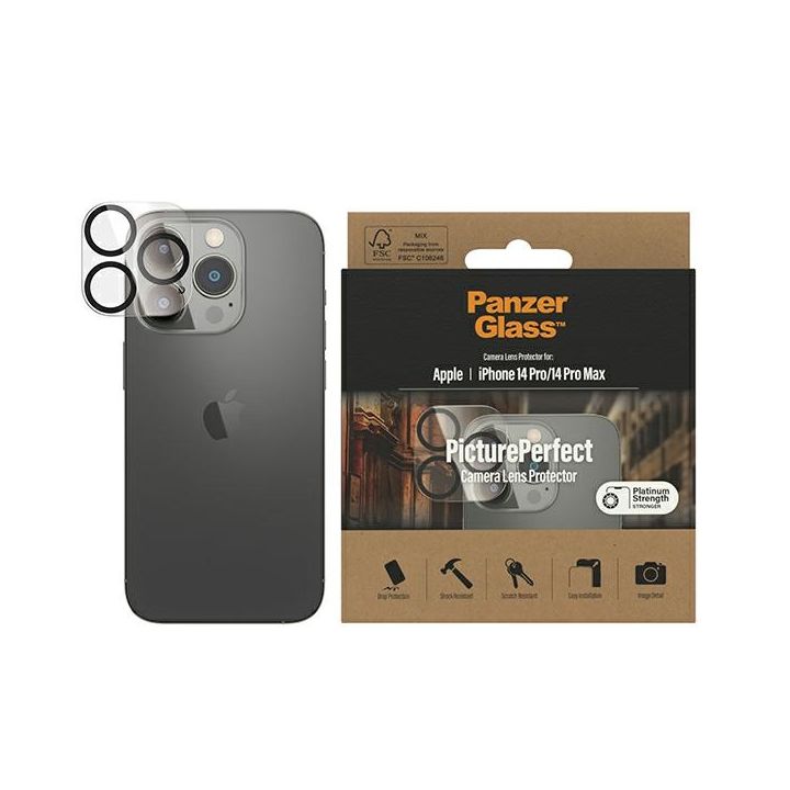 PanzerGlass Camera Protector iPhone 14Pro / 14 Pro Max Platinium Strength 0400 na NearMe.pl