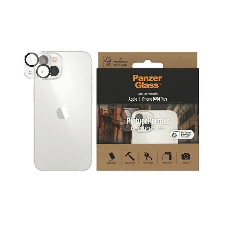 PanzerGlass Camera Protector iPhone 14/ 14 Plus Platinium Strength 0399 na NearMe.pl