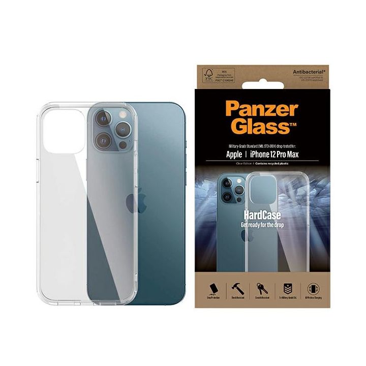 PanzerGlass ClearCase iPhone 12 Pro MaxAntibacterial Military grade clear 0425 na NearMe.pl