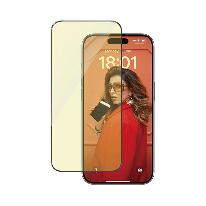 PanzerGlass Ultra-Wide Fit iPhone 15 Pro6.1" 2in1 Screen Protection Anti-reflective+Anti-Blue Easy Aligner Included 2814 na NearMe.pl