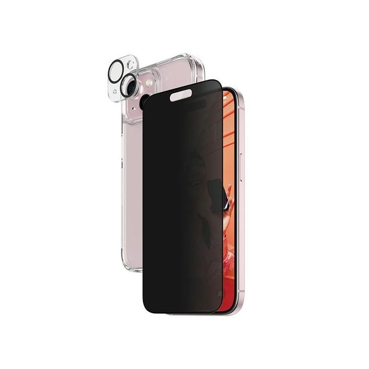 PanzerGlass Privacy Bundle 3in1 iPhone15 Plus 6.7" D3O Hardcase + Screen Protector UWF+ Lens 1136+1174+P2811 na NearMe.pl