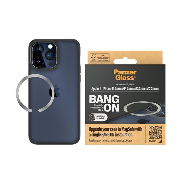 PanzerGlass Bang ON MagsafeCompatibility Ring for iPhone 12 / 13 / 14 / 15 1189 na NearMe.pl