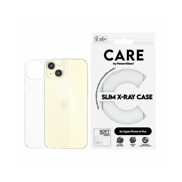 Etui CARE by PanzerGlass Slim X-Ray Case iPhone 15 Plus 6,7" przezroczysty/transparent 1435 na NearMe.pl