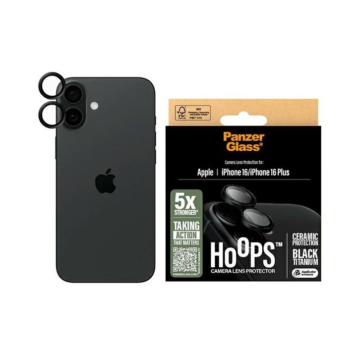 PanzerGlass Hoops Ceramic LensProtector iPhone 16 6.1" / 16 Plus 6.7" 1281 na NearMe.pl