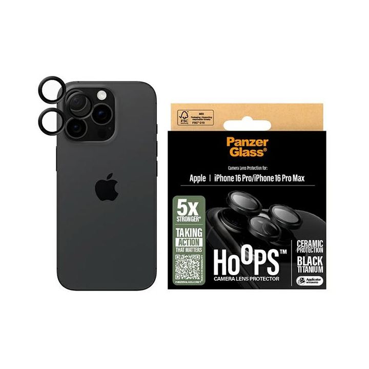 PanzerGlass Hoops Ceramic LensProtector iPhone 16 Pro 6.3" / 16 Pro Max 6.9" 1282 na NearMe.pl